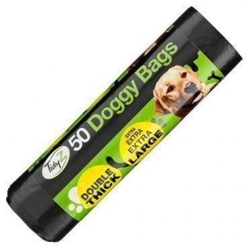 Strong Large Dog Poo Bags with Tie Handle, 32Cm X 38Cm Bags