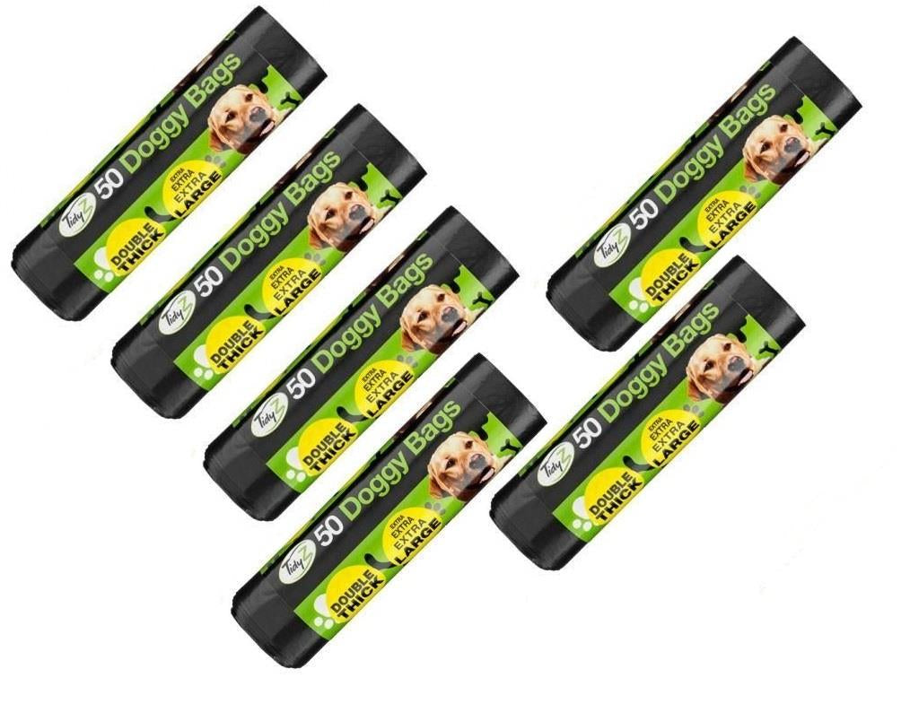 Strong Large Dog Poo Bags with Tie Handle, 32Cm X 38Cm Bags