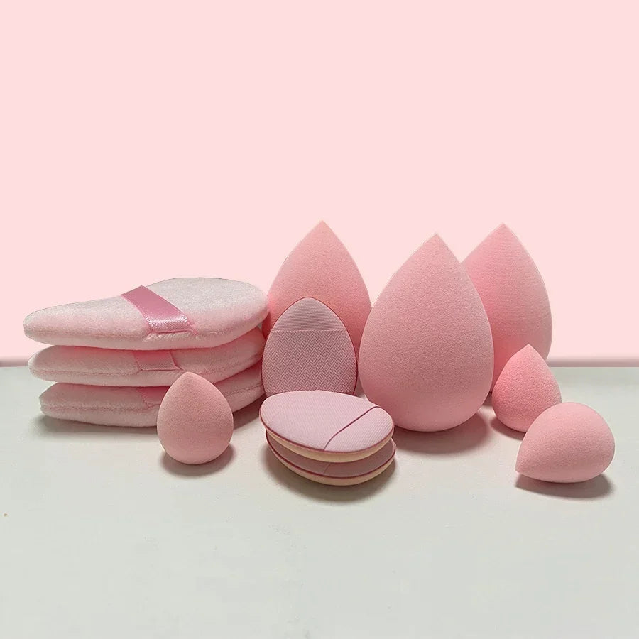 12Pcs Makeup Sponge Blender Set – Soft & Flawless Beauty Egg Cosmetic Puffs for Foundation & Concealer