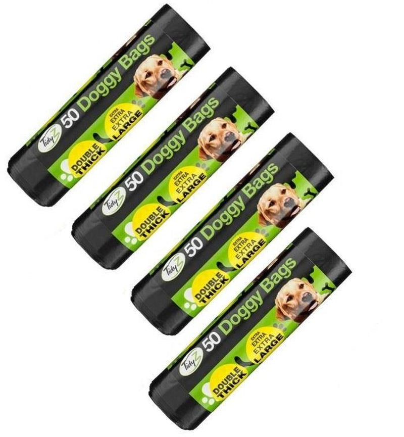 Strong Large Dog Poo Bags with Tie Handle, 32Cm X 38Cm Bags