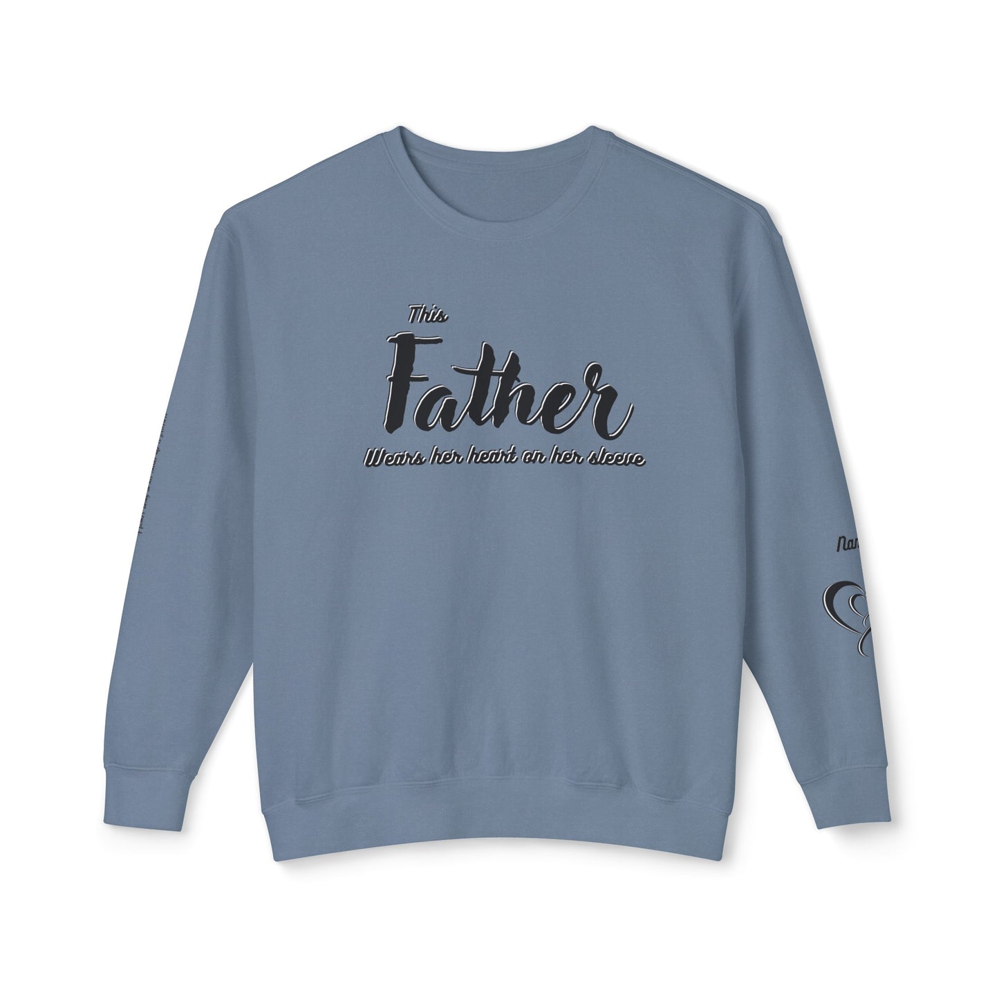 Father|Dad Lightweight Crewneck Sweatshirt