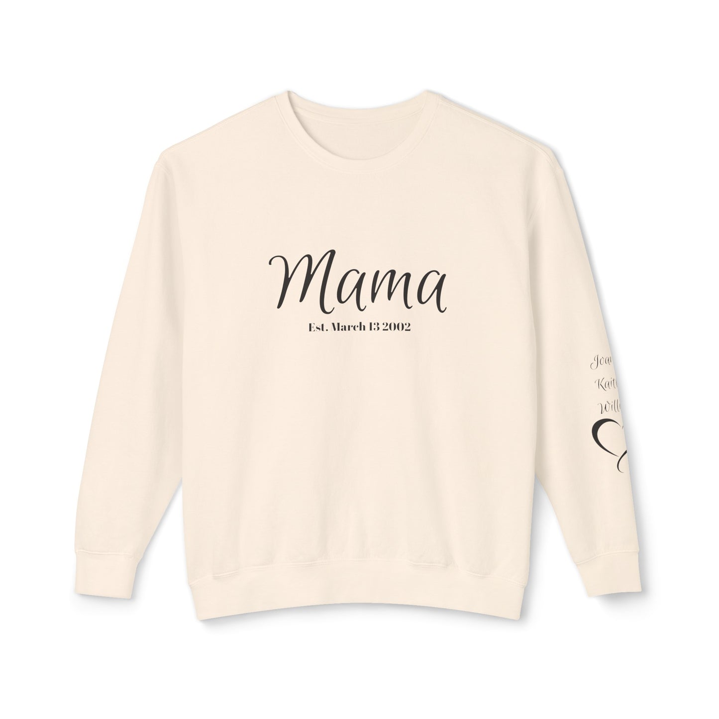 Custom Mama| New Mama Sweatshirt| Personalized Mom With Names