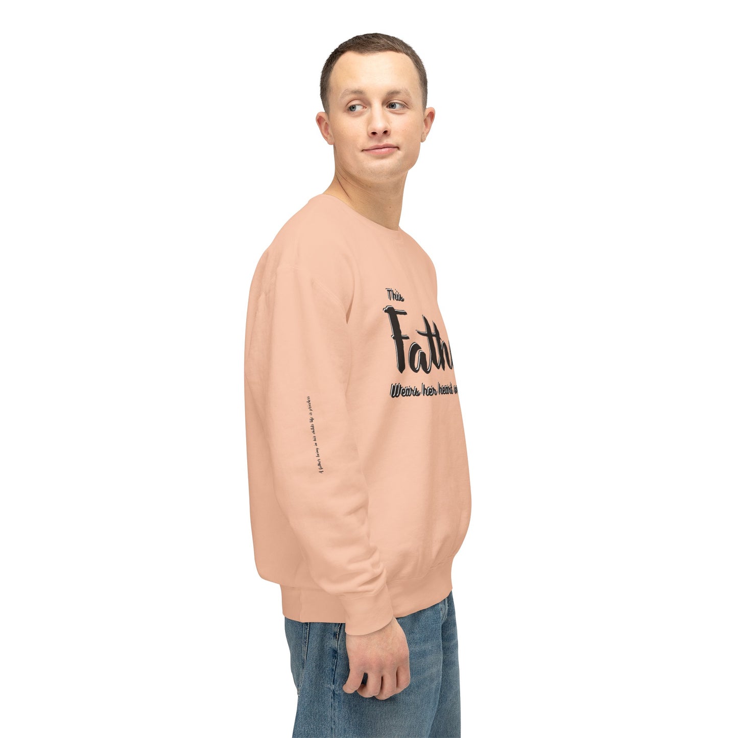 Father|Dad Lightweight Crewneck Sweatshirt