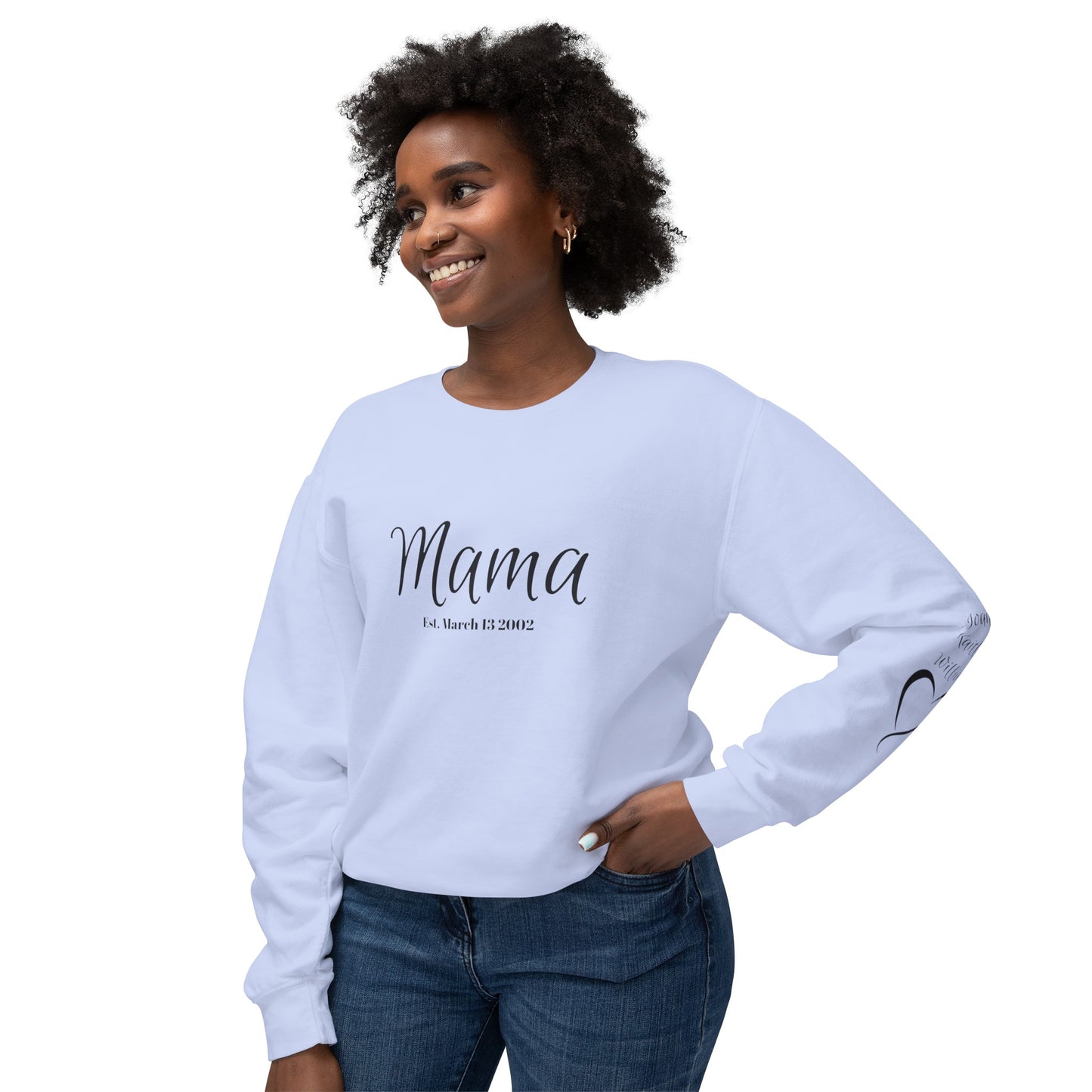 Custom Mama| New Mama Sweatshirt| Personalized Mom With Names