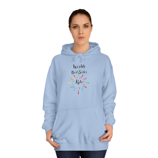 Best Sister Hoodie - Colorful Burst Warm Comfortable Unisex Sweatshirt