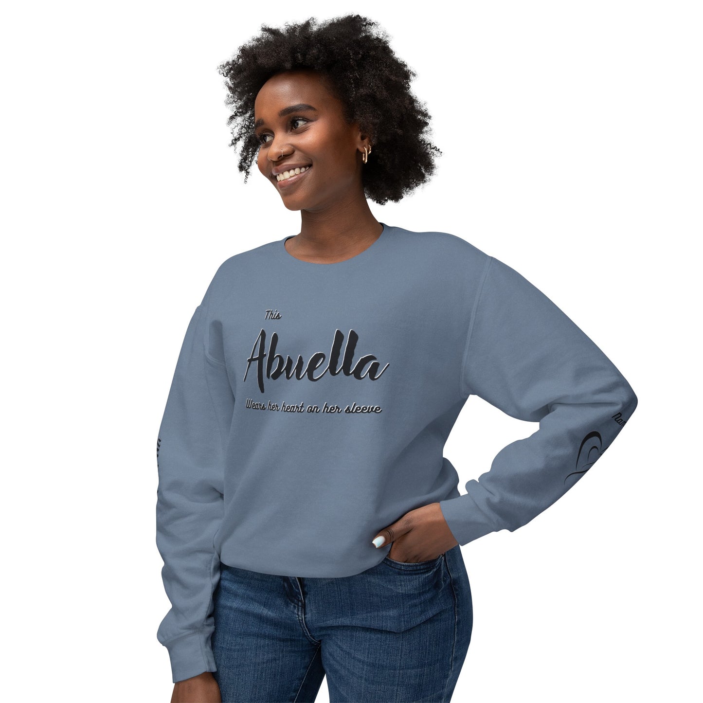 Abuella Custom Sweatshirt| Personalized Grandma| Grandparents Gift