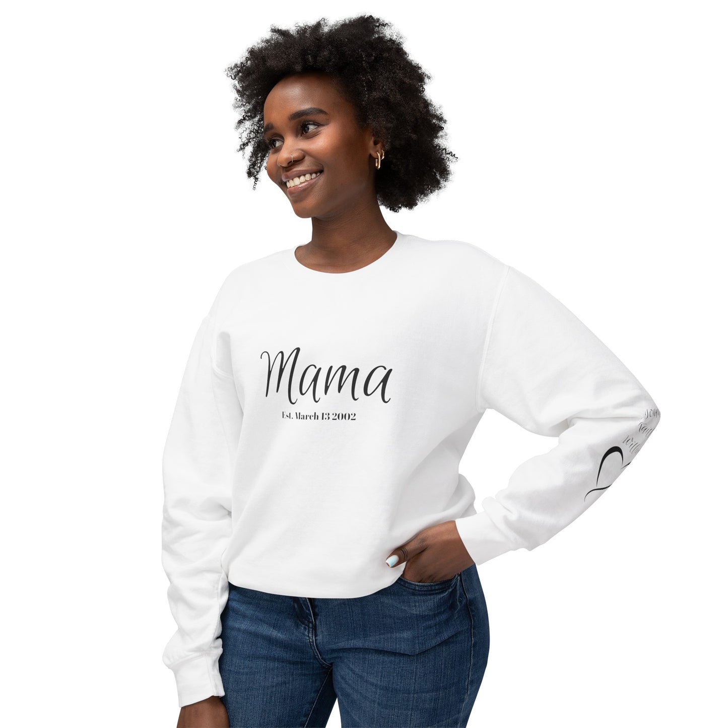 Custom Mama| New Mama Sweatshirt| Personalized Mom With Names