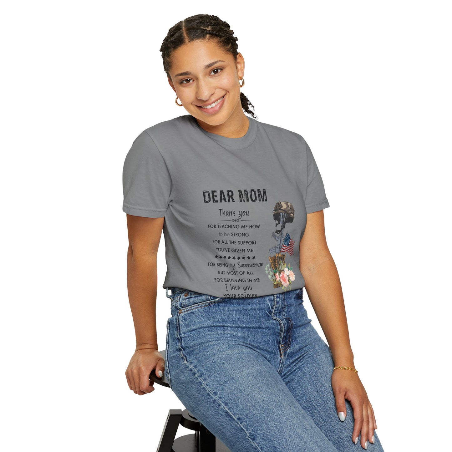 To my Mom| Dear Mom Unisex Garment-Dyed T-shirt