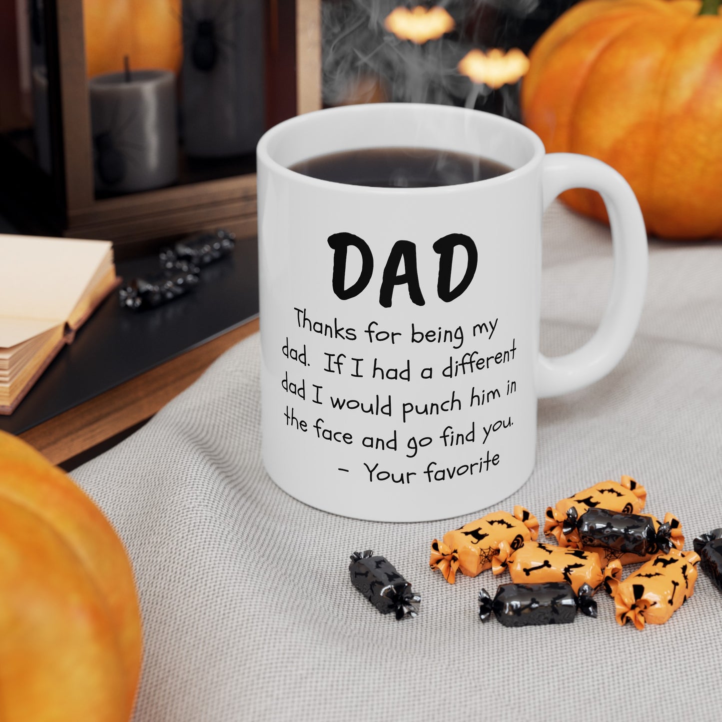 Dad | Punch You in the Face Ceramic Mug 11 oz