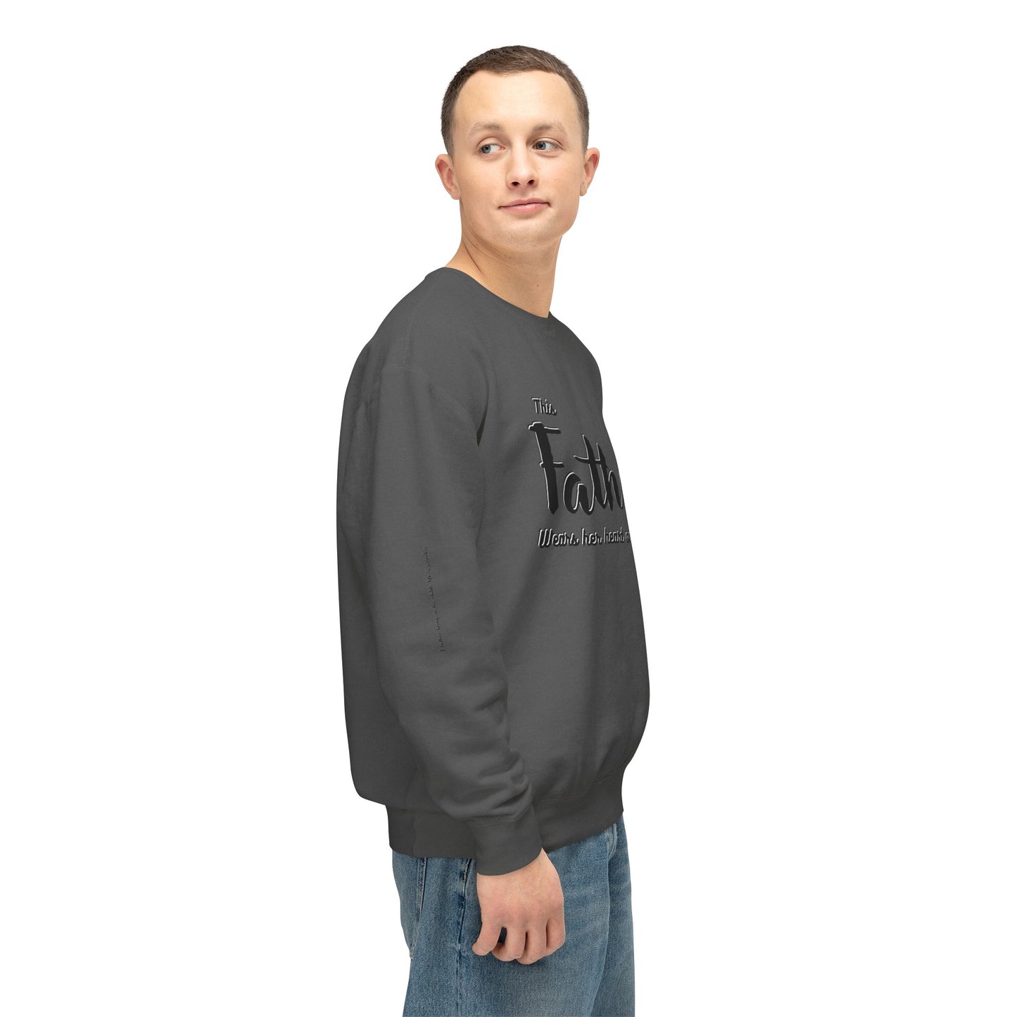 Father|Dad Lightweight Crewneck Sweatshirt