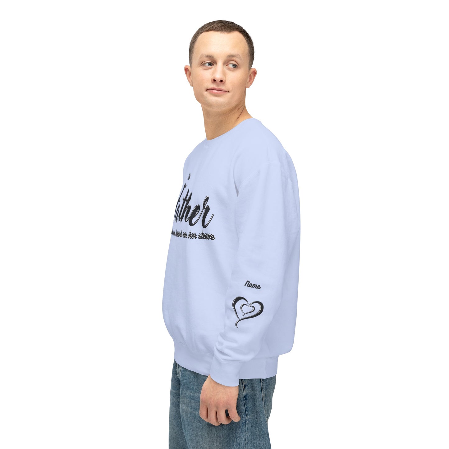 Father|Dad Lightweight Crewneck Sweatshirt