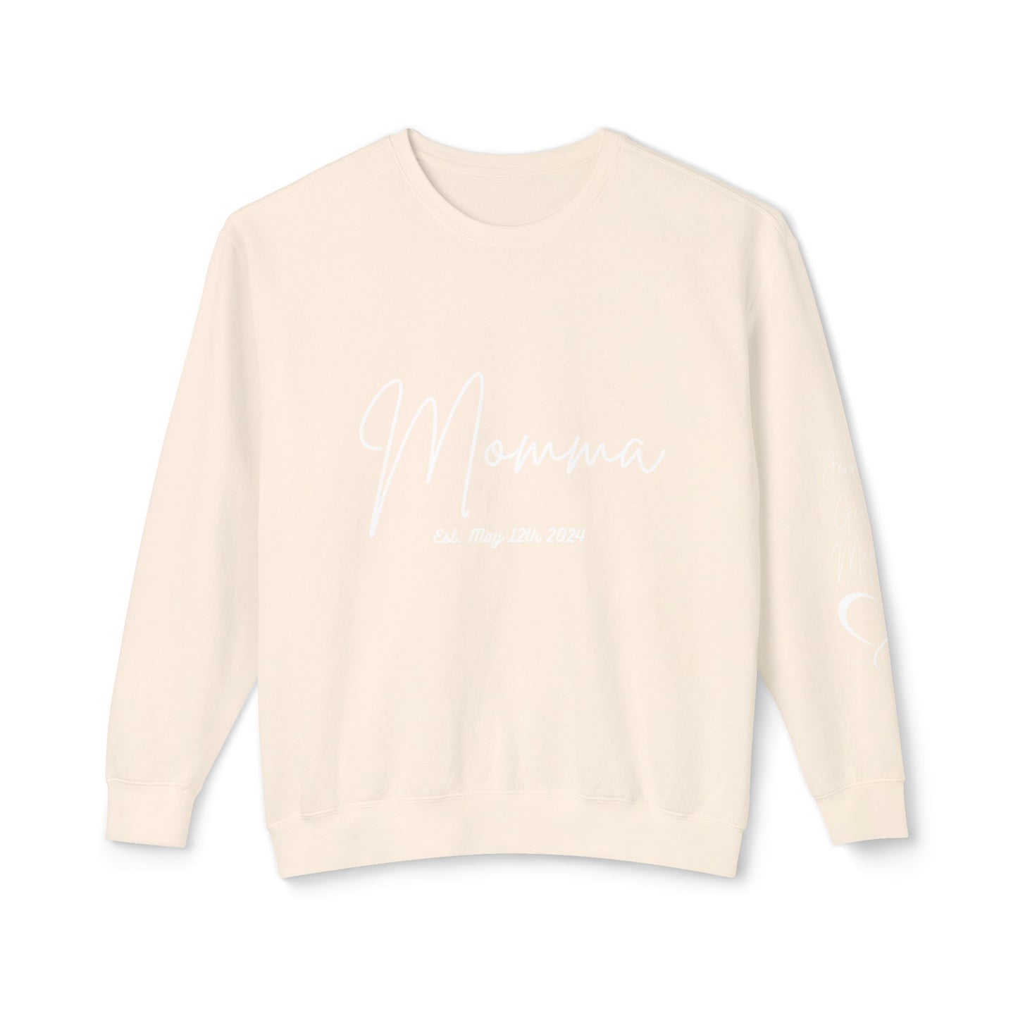 Custom Momma Sweatshirt| Personalized Mom With Names| New Momma Outfit| Pregnancy Announcement Clothing Gift