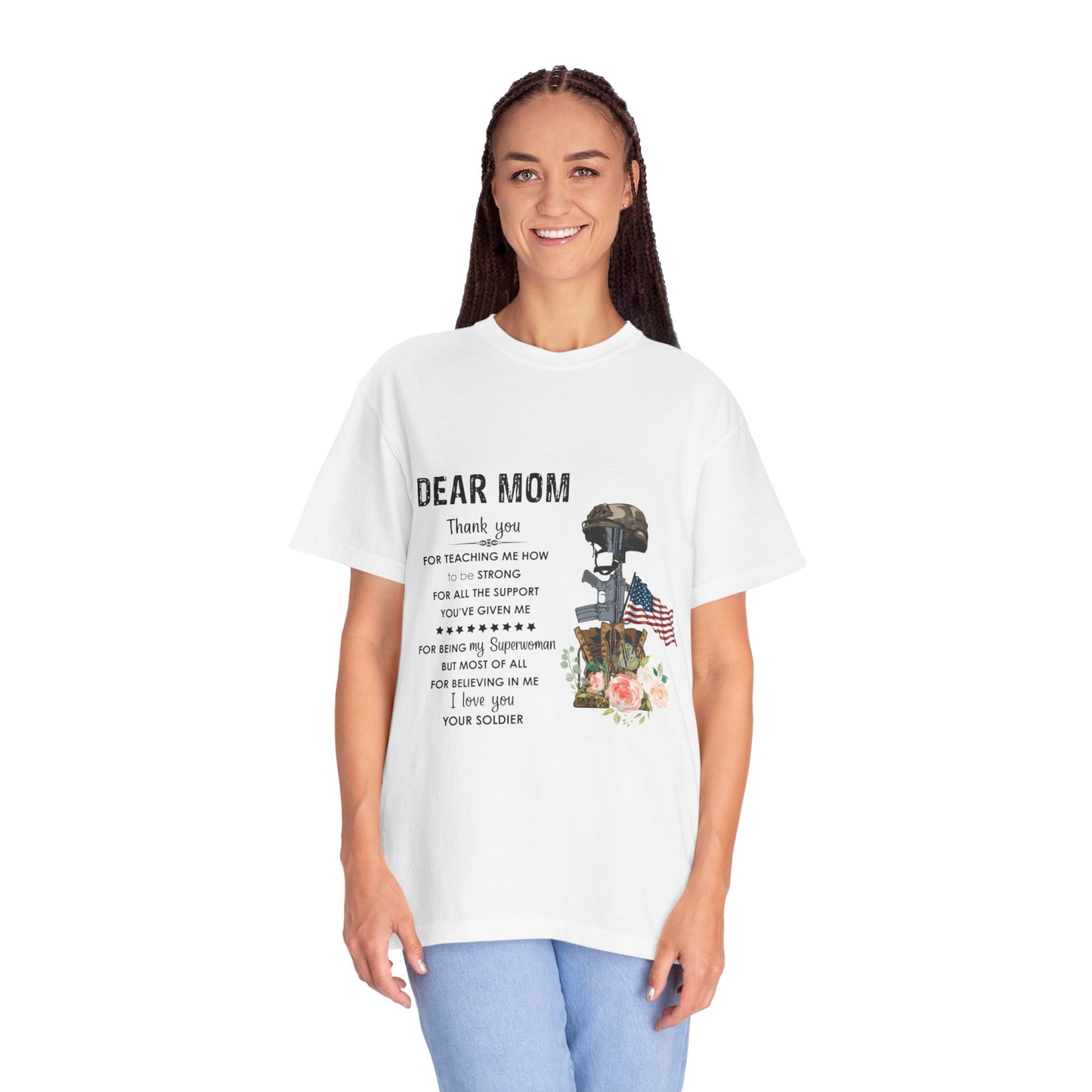 To my Mom| Dear Mom Unisex Garment-Dyed T-shirt