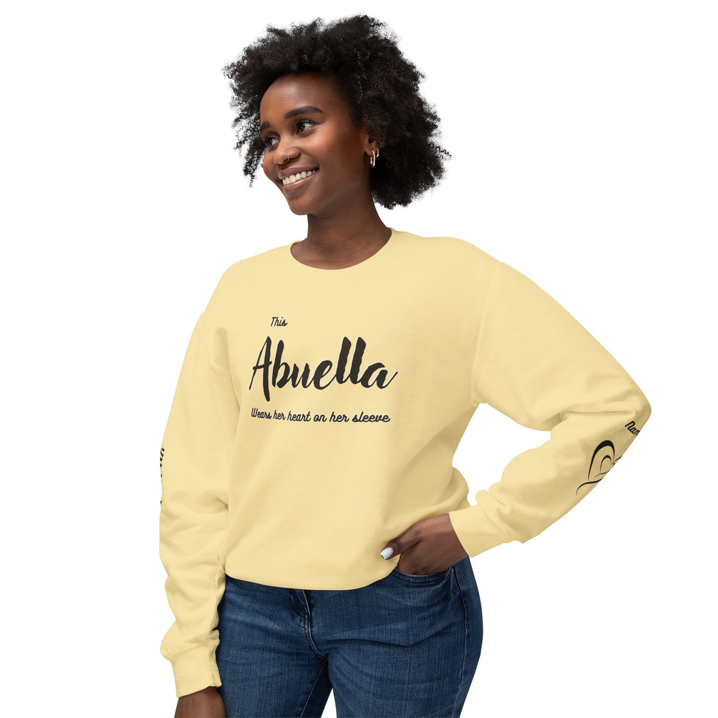 Abuella Custom Sweatshirt| Personalized Grandma| Grandparents Gift