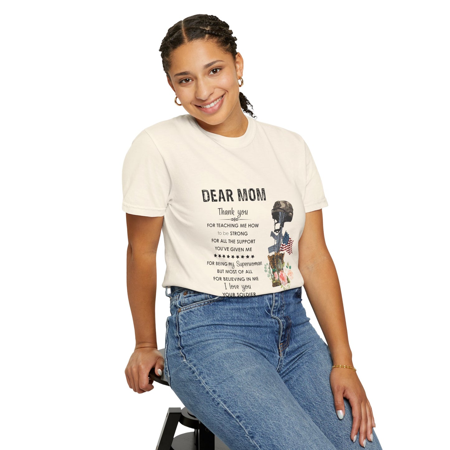 To my Mom| Dear Mom Unisex Garment-Dyed T-shirt