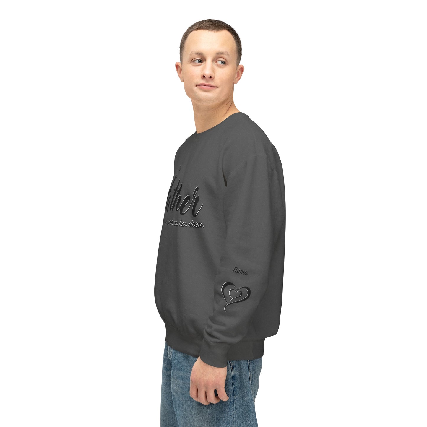 Father|Dad Lightweight Crewneck Sweatshirt