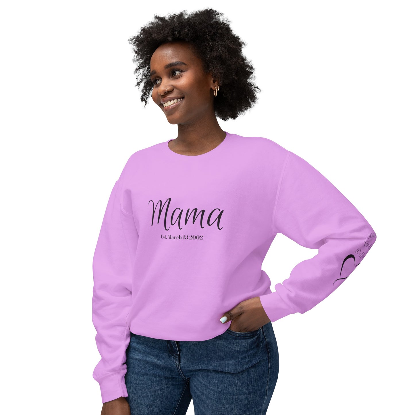 Custom Mama| New Mama Sweatshirt| Personalized Mom With Names