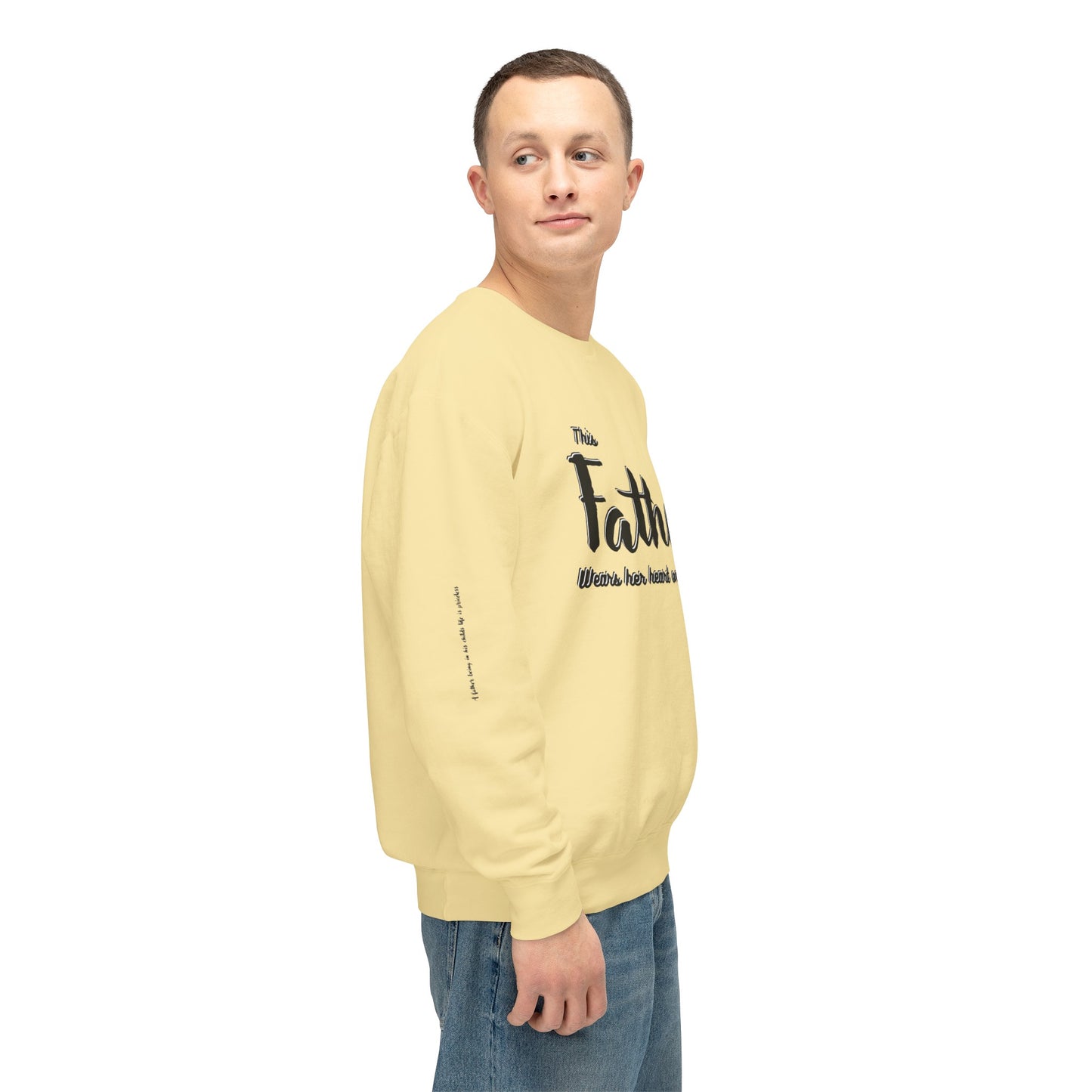 Father|Dad Lightweight Crewneck Sweatshirt