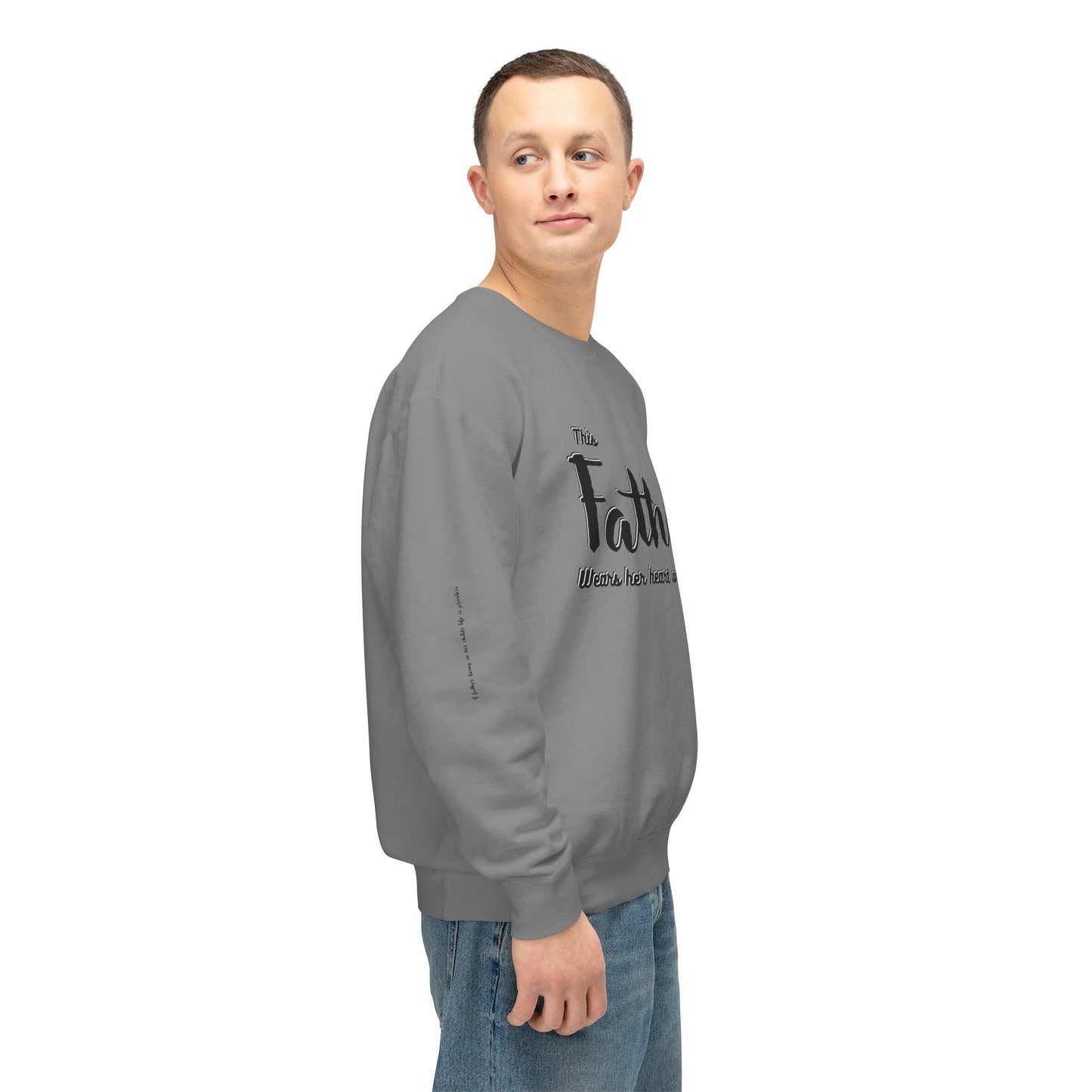 Father|Dad Lightweight Crewneck Sweatshirt