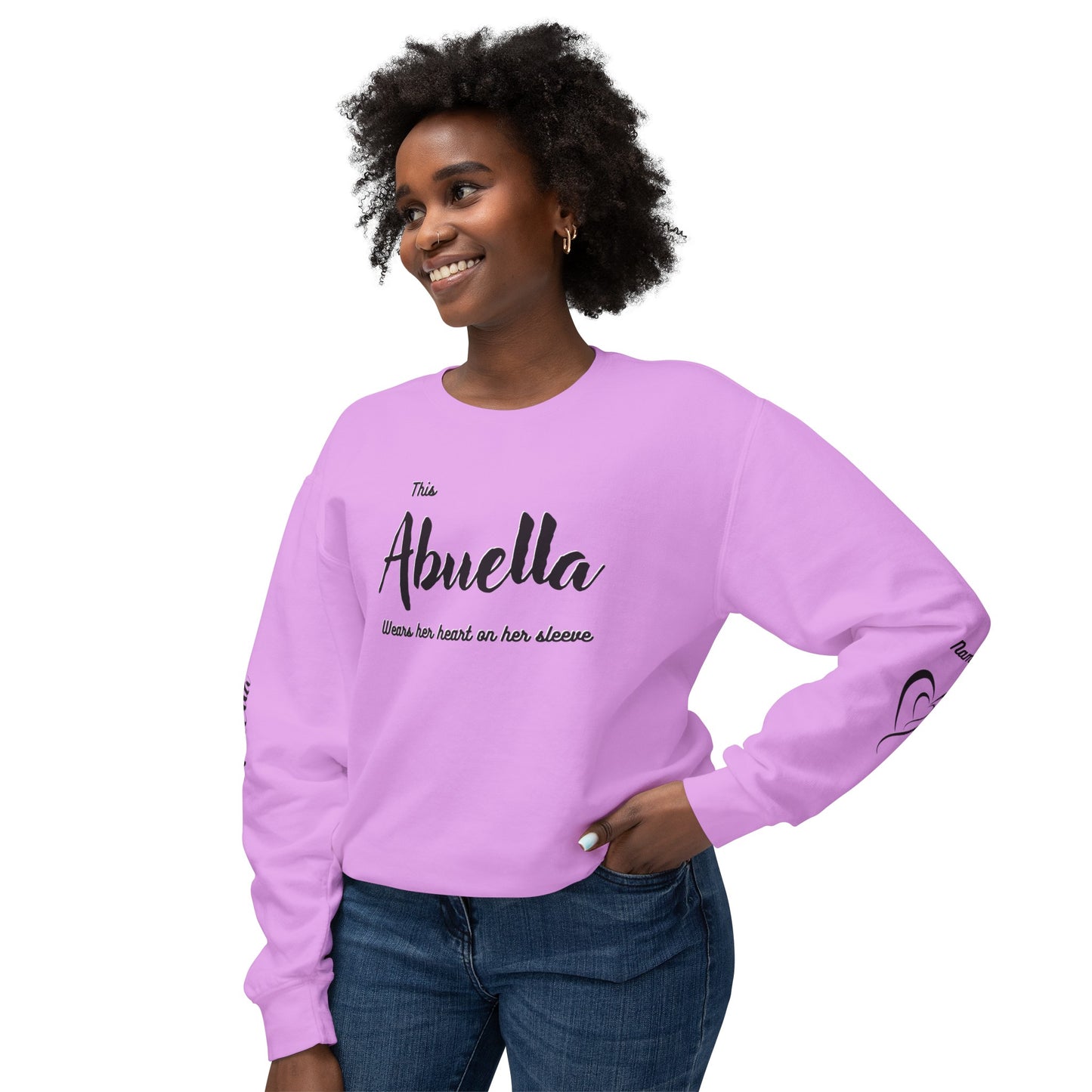 Abuella Custom Sweatshirt| Personalized Grandma| Grandparents Gift