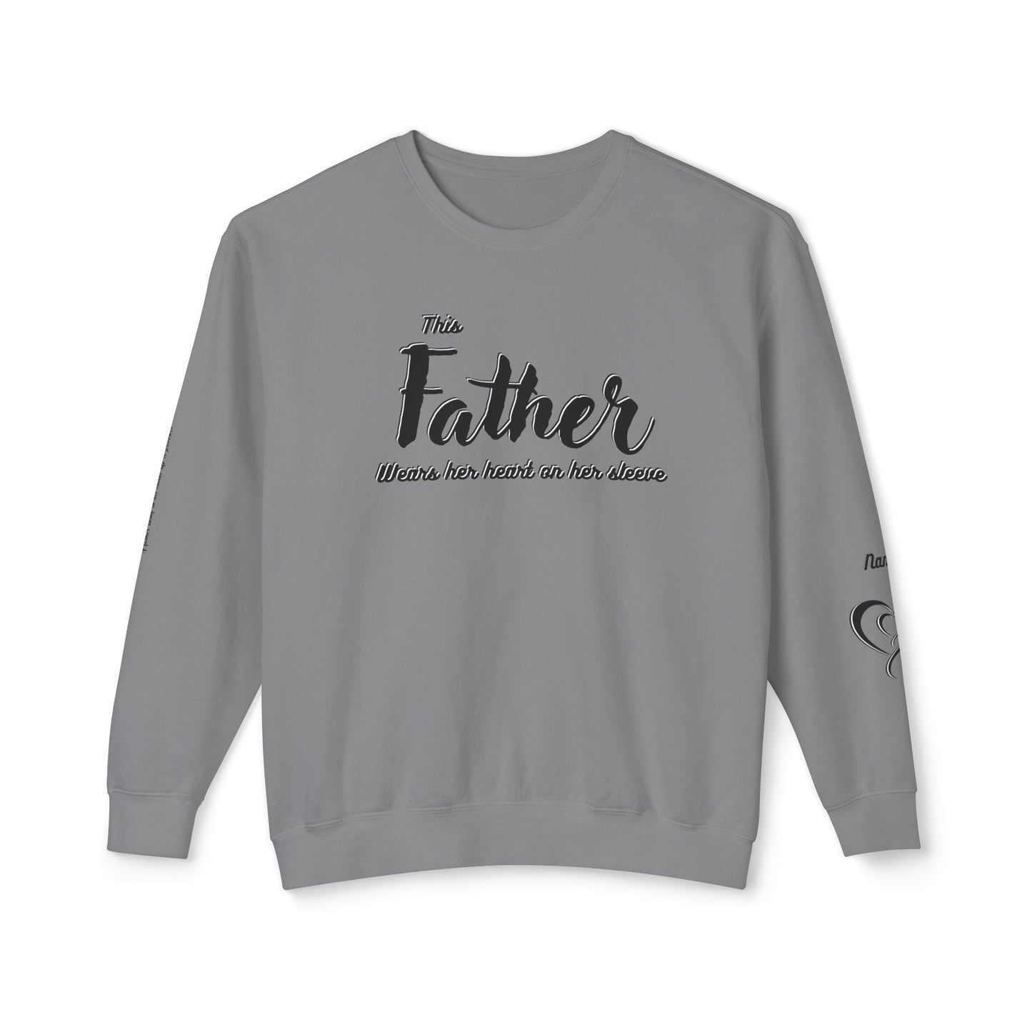 Father|Dad Lightweight Crewneck Sweatshirt