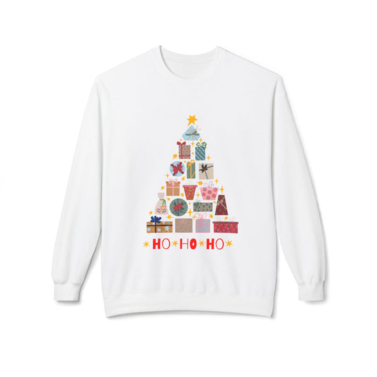 Christmas Tree Ho Ho Ho Sweatshirt Unisex