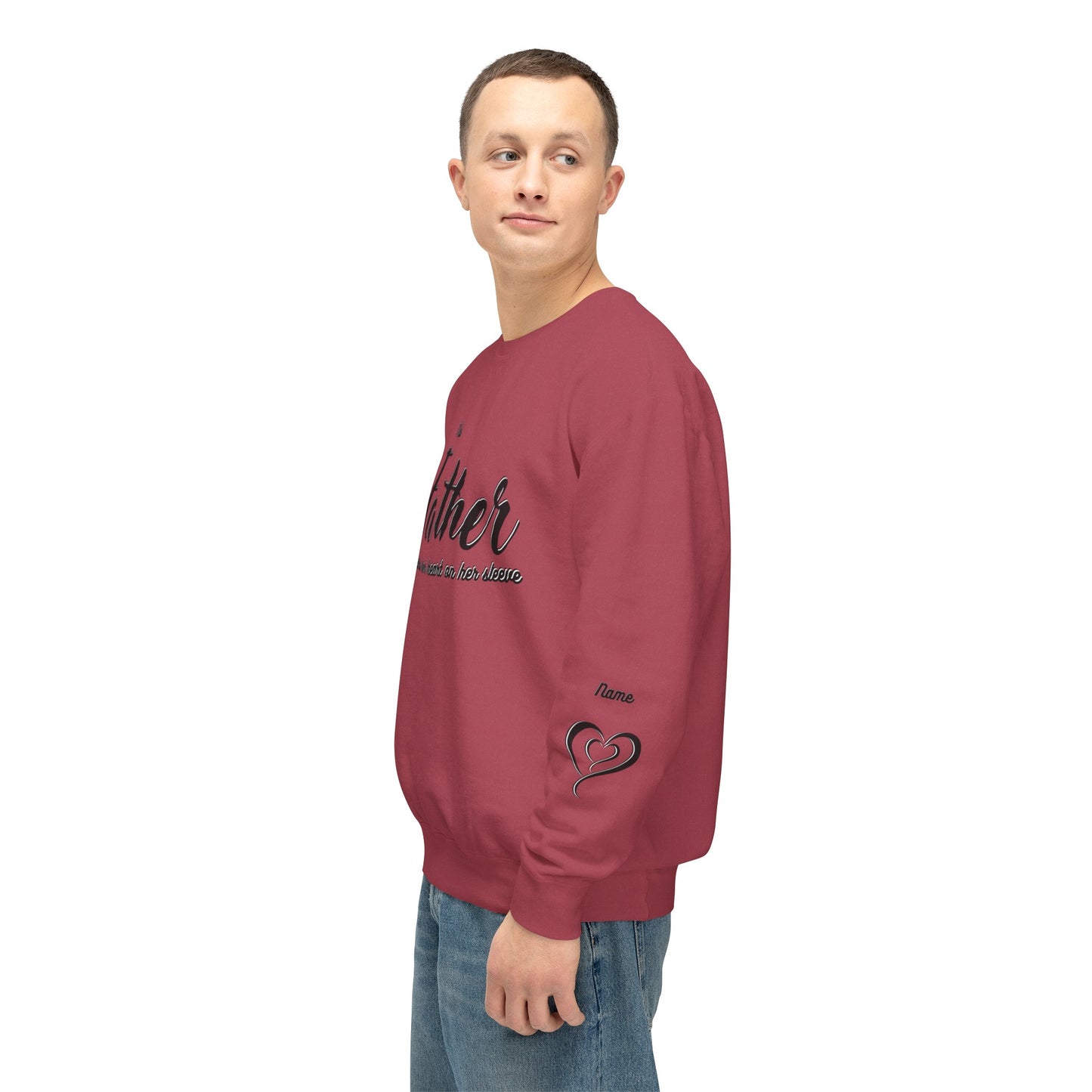 Father|Dad Lightweight Crewneck Sweatshirt