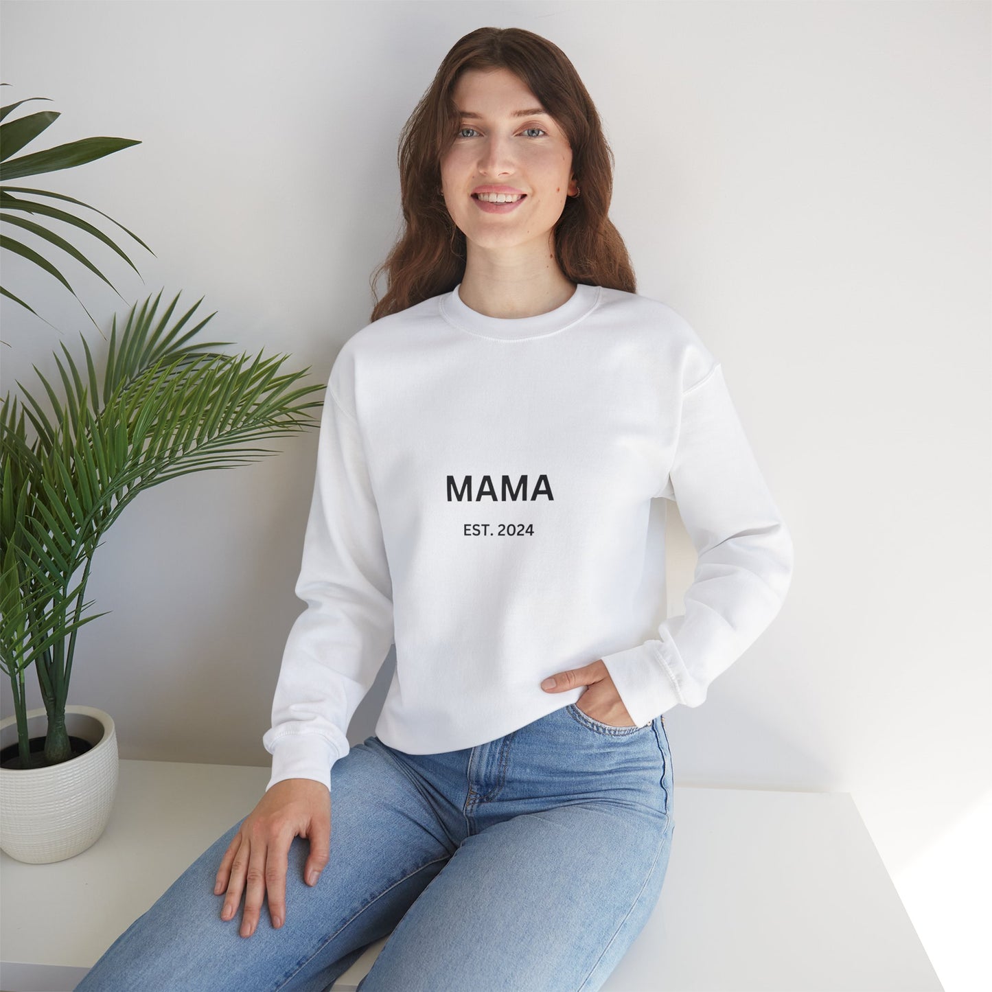 Custom Mama Sweatshirt| Personalized Mom| New Mama Clothing