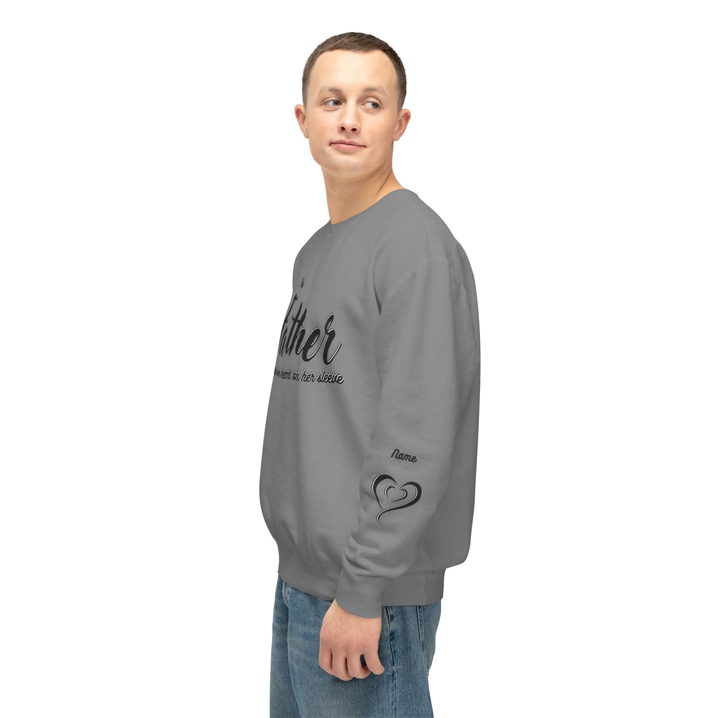 Father|Dad Lightweight Crewneck Sweatshirt