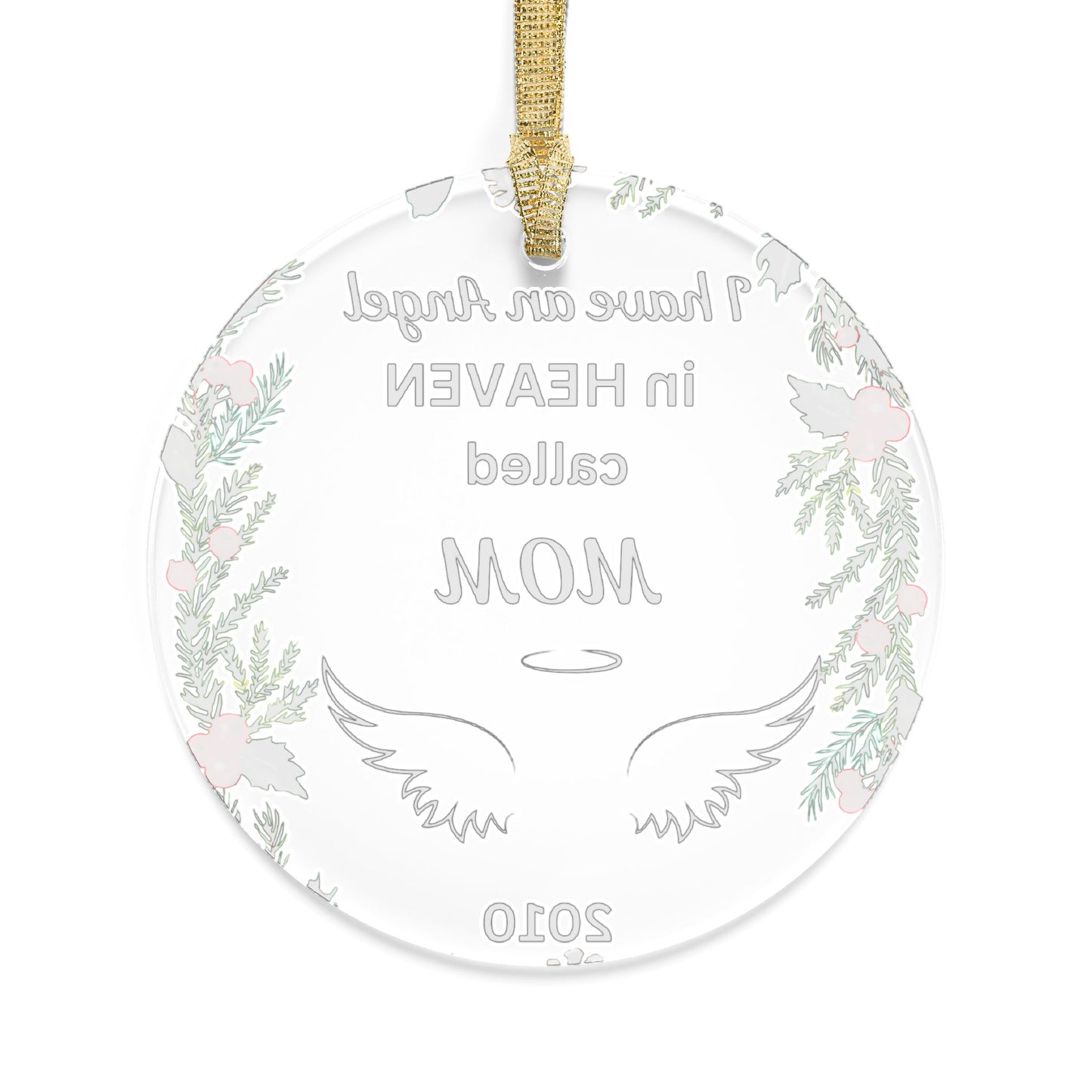 Memorial Christmas Acrylic Ornaments