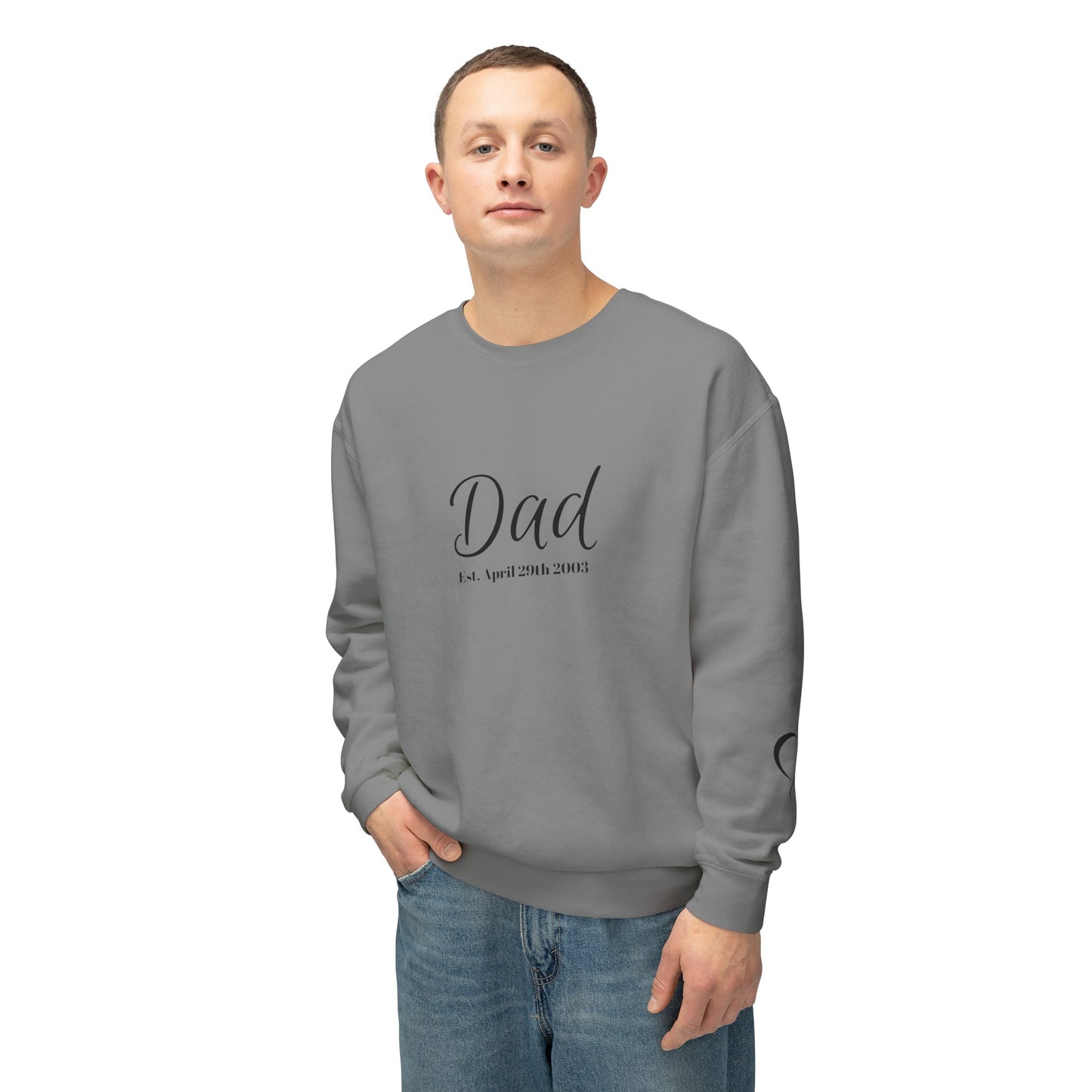 Custom Dad Sweatshirt| Year and names