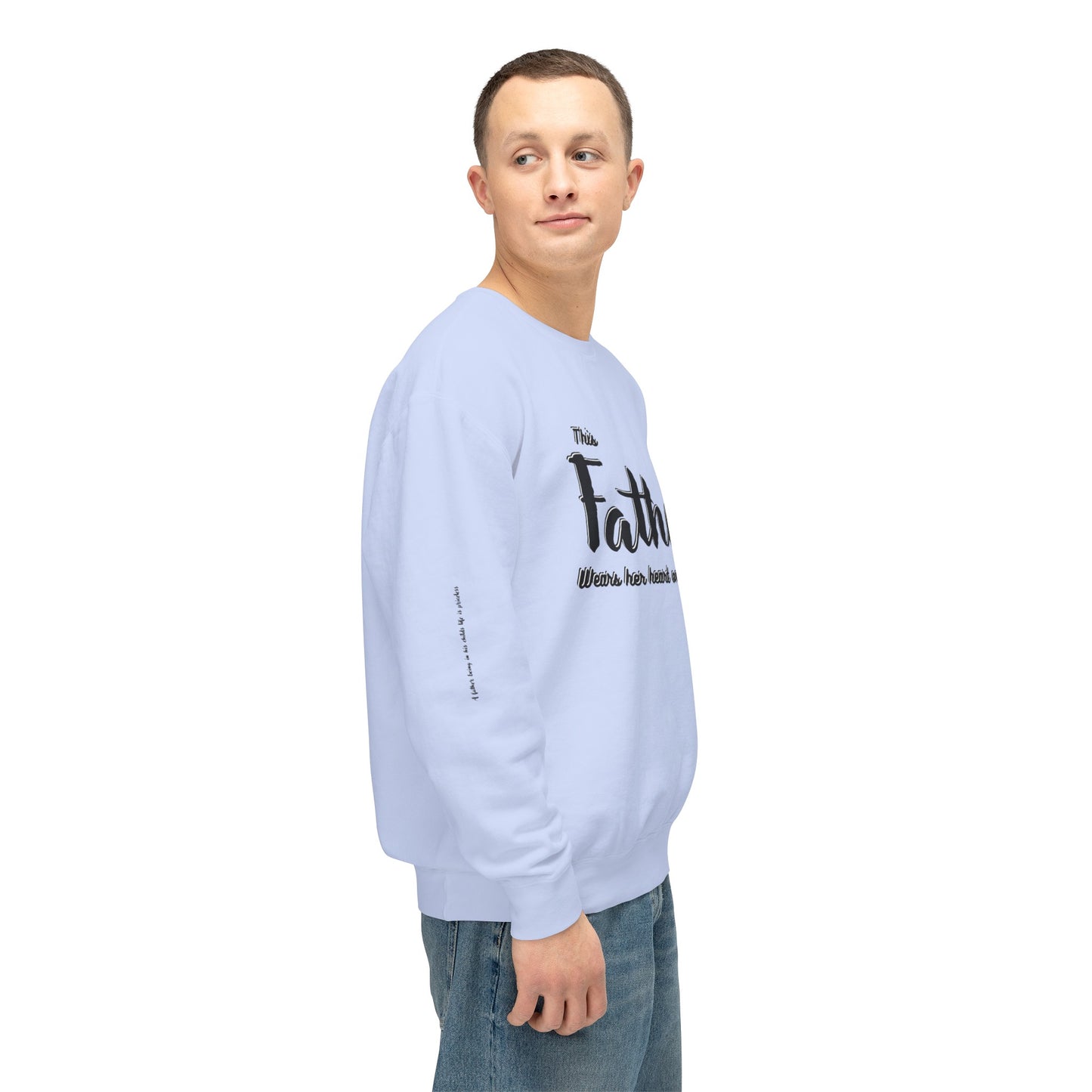 Father|Dad Lightweight Crewneck Sweatshirt