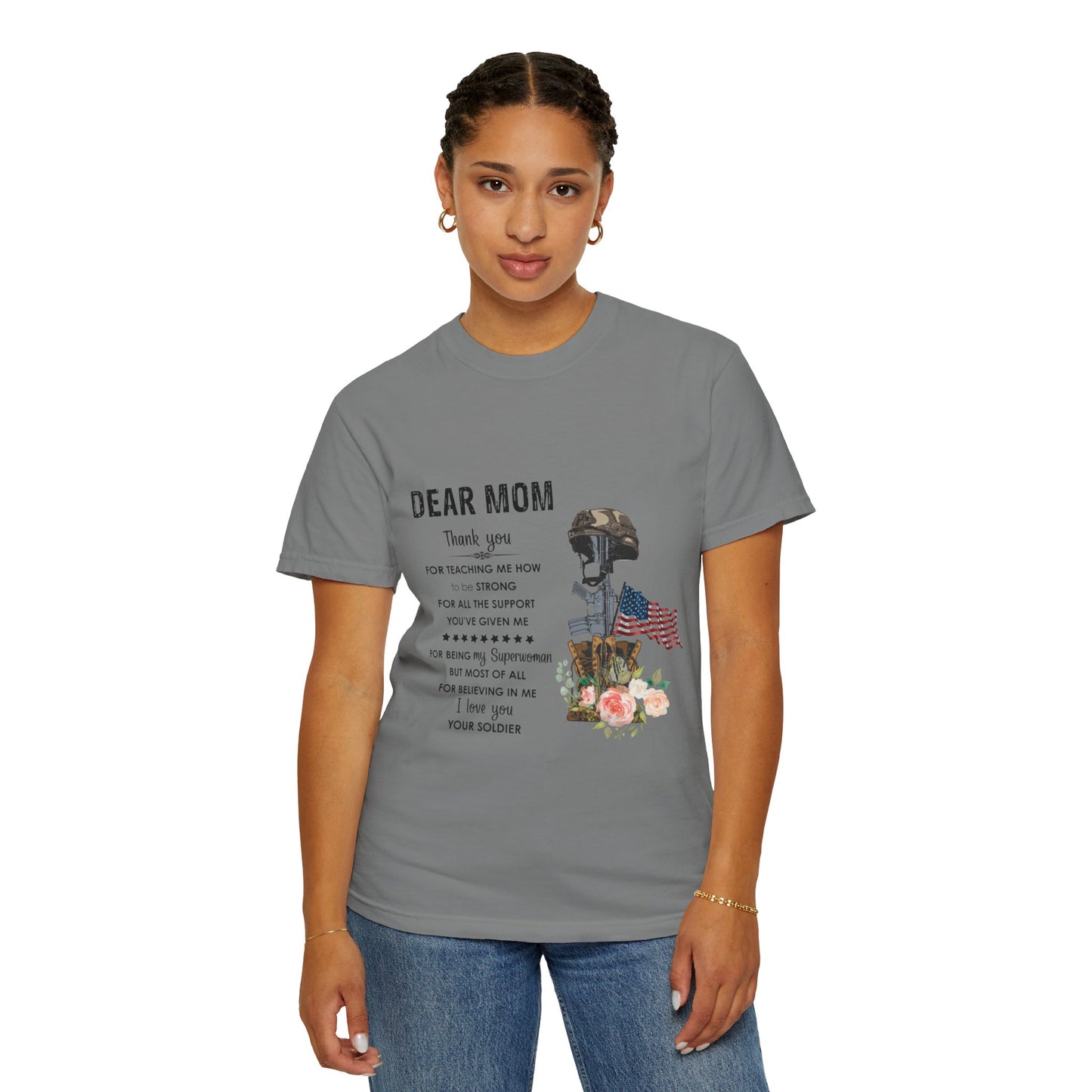 To my Mom| Dear Mom Unisex Garment-Dyed T-shirt