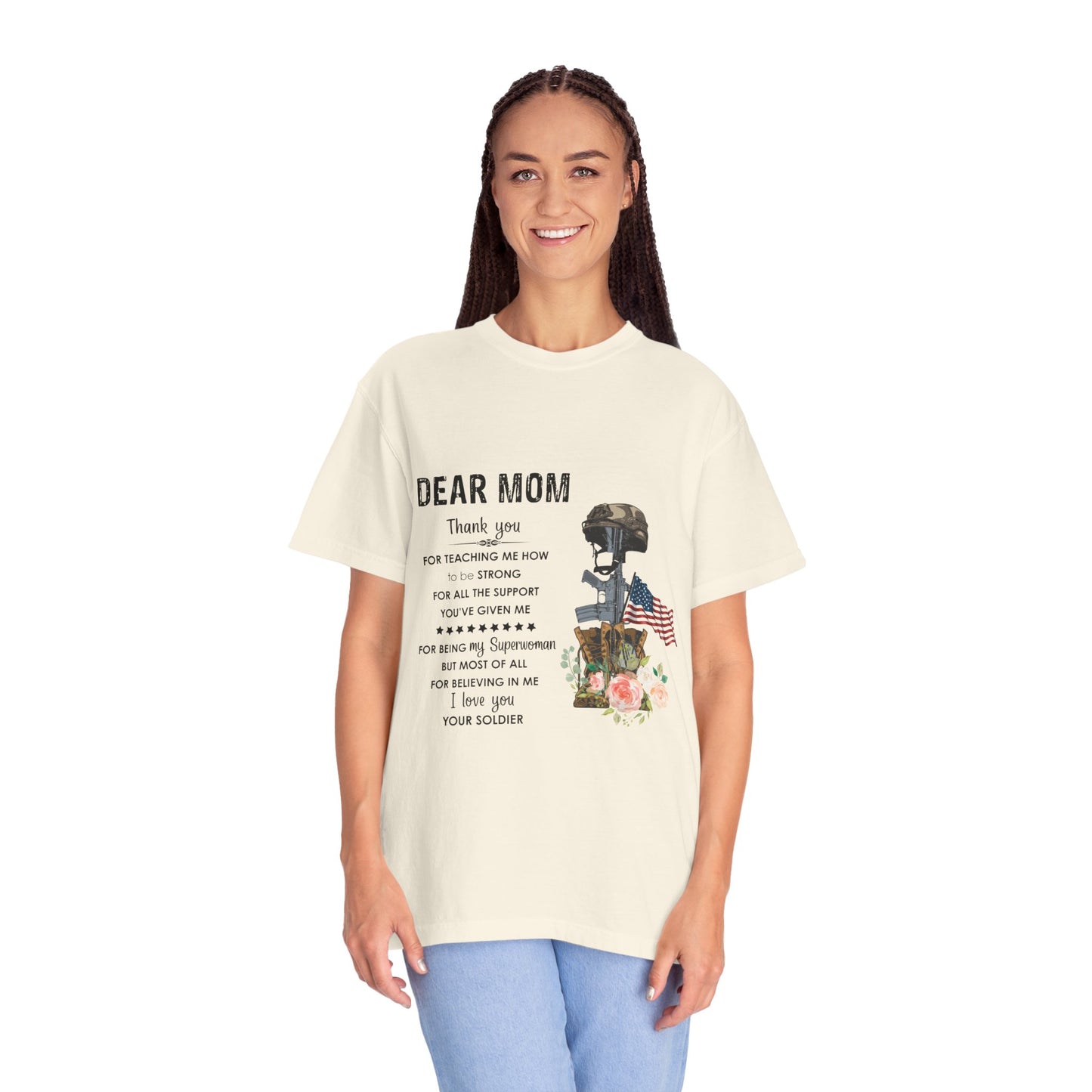 To my Mom| Dear Mom Unisex Garment-Dyed T-shirt