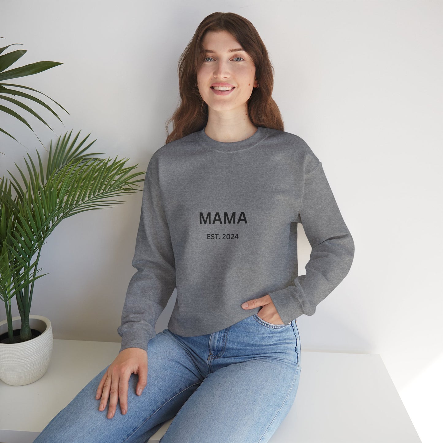 Custom Mama Sweatshirt| Personalized Mom| New Mama Clothing