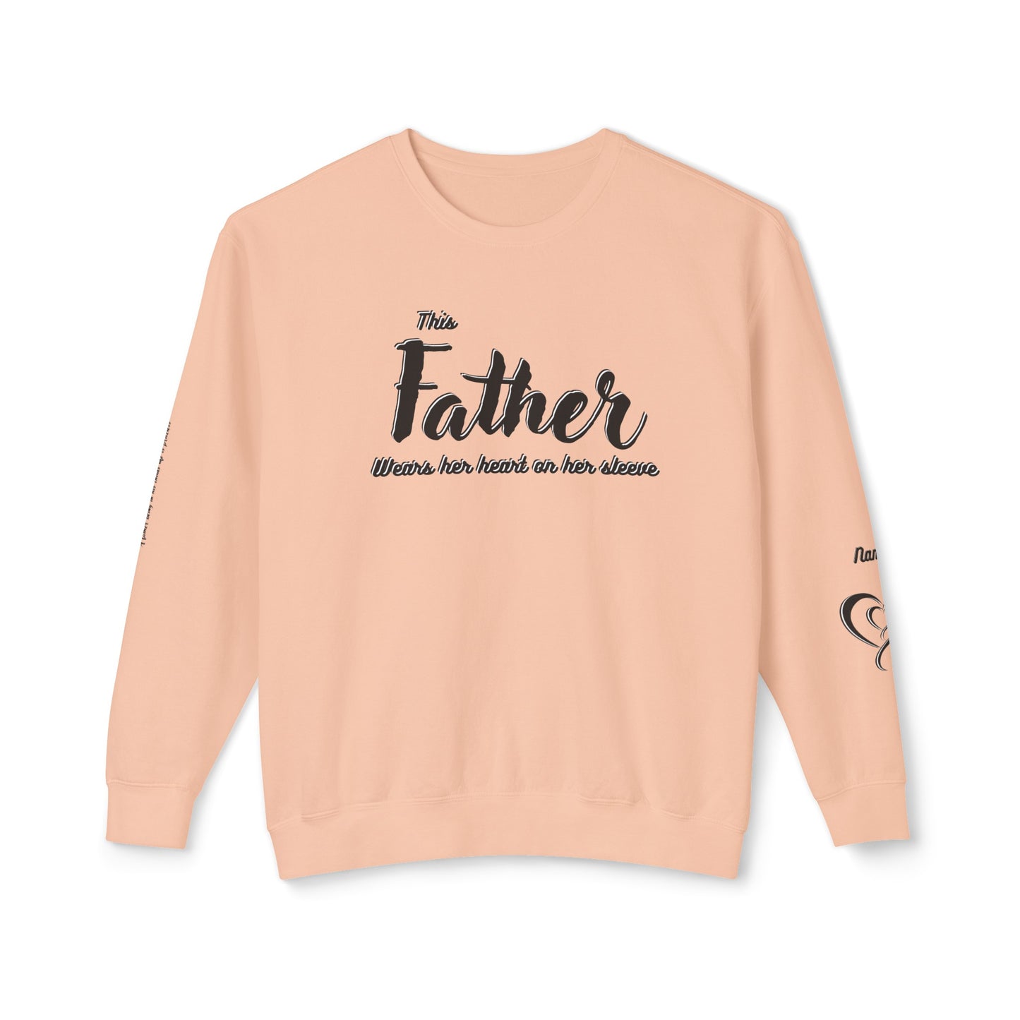 Father|Dad Lightweight Crewneck Sweatshirt