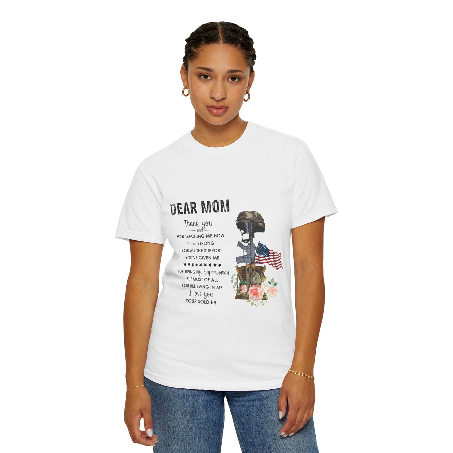 To my Mom| Dear Mom Unisex Garment-Dyed T-shirt