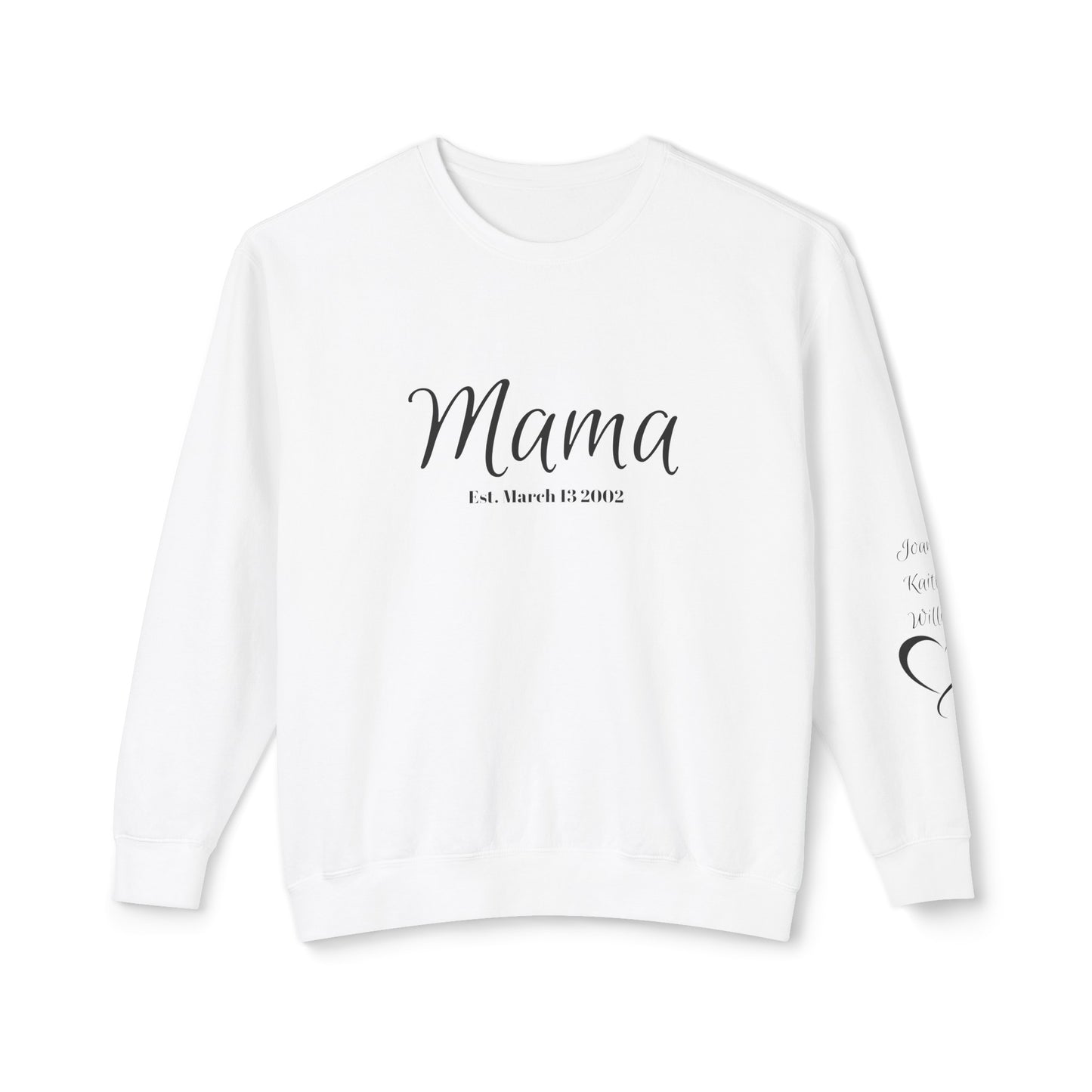 Custom Mama| New Mama Sweatshirt| Personalized Mom With Names