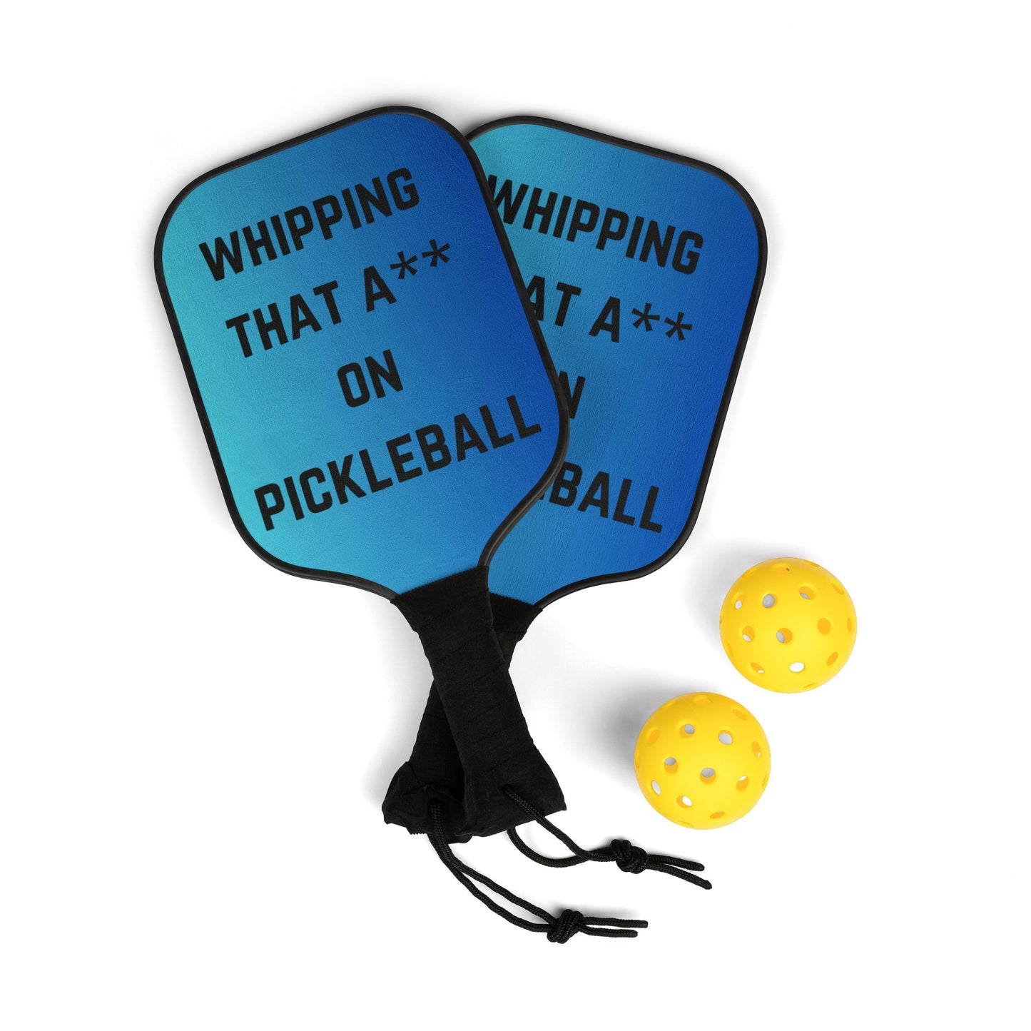 Pickleball Set Wooden Whipping that A