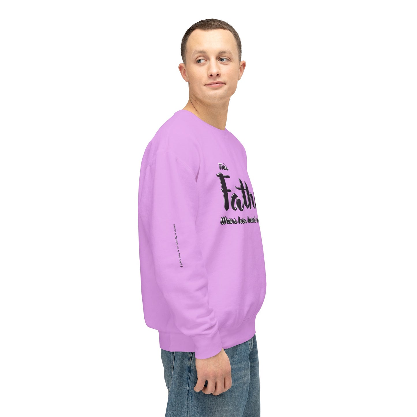 Father|Dad Lightweight Crewneck Sweatshirt