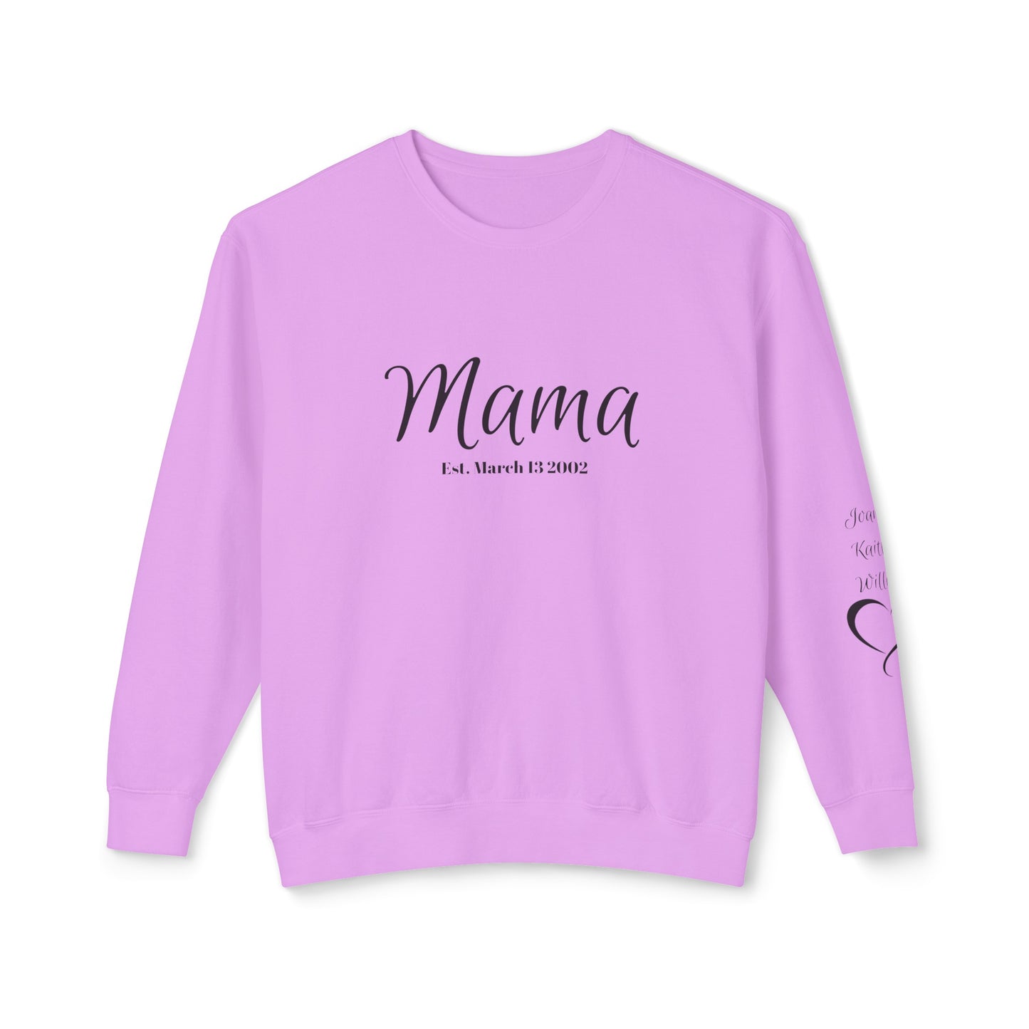 Custom Mama| New Mama Sweatshirt| Personalized Mom With Names