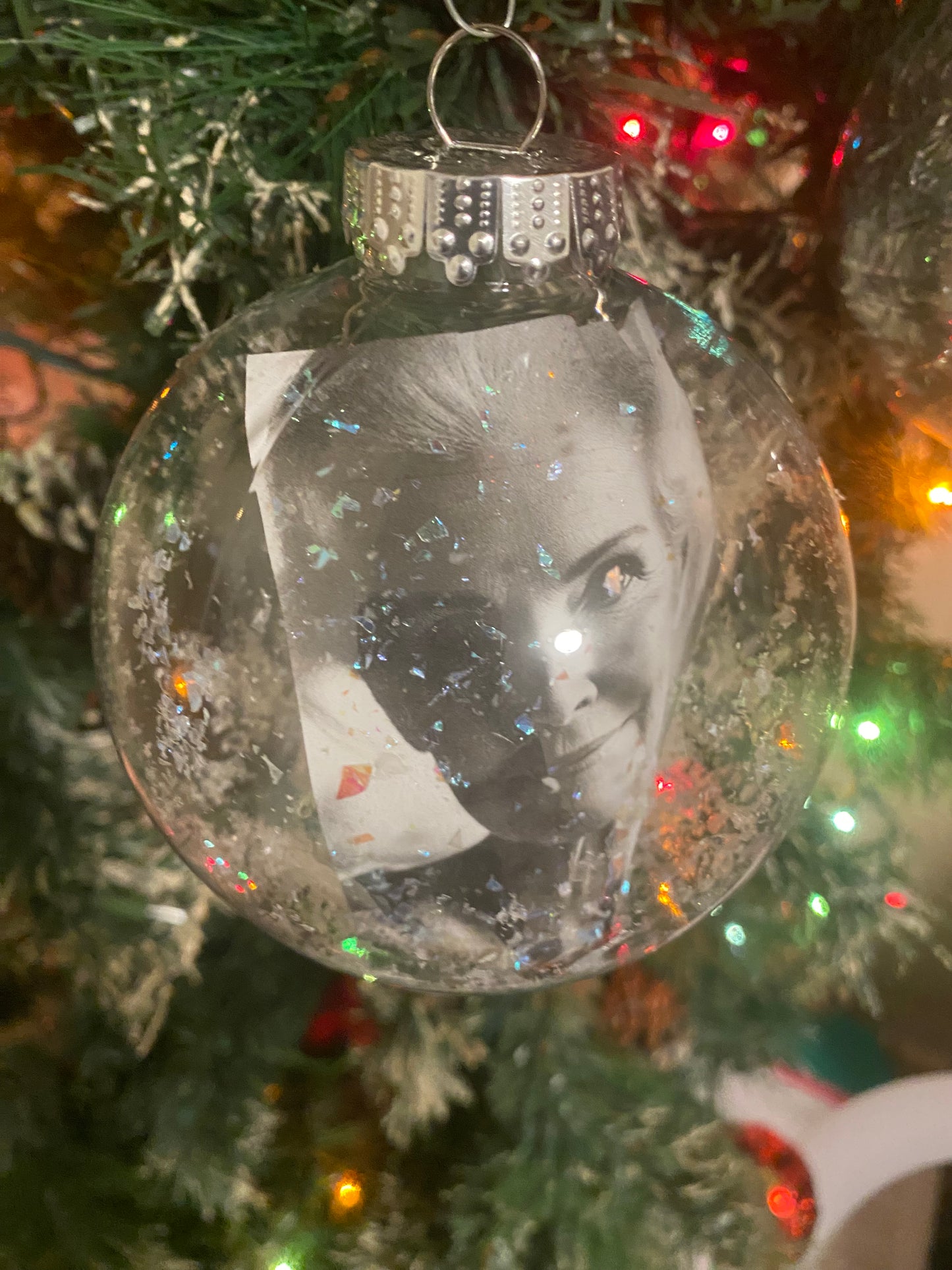 Memorial Remembrance Ornament with Photo of Your Loved One