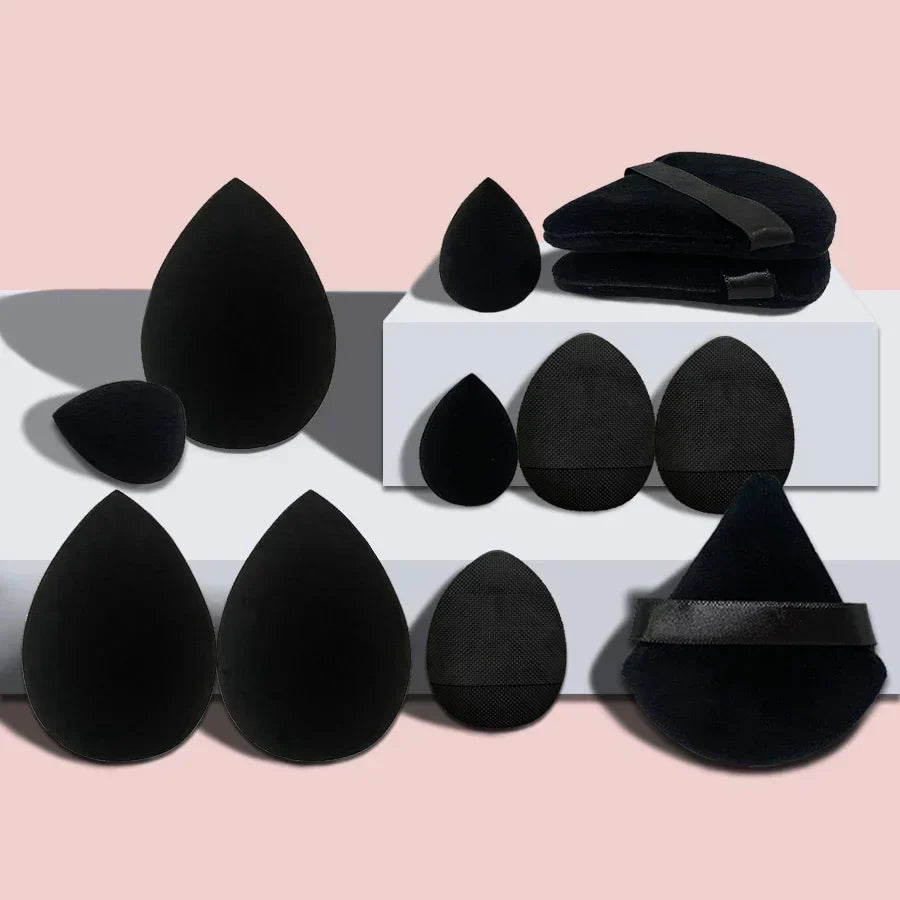 12Pcs Makeup Sponge Blender Set – Soft & Flawless Beauty Egg Cosmetic Puffs for Foundation & Concealer