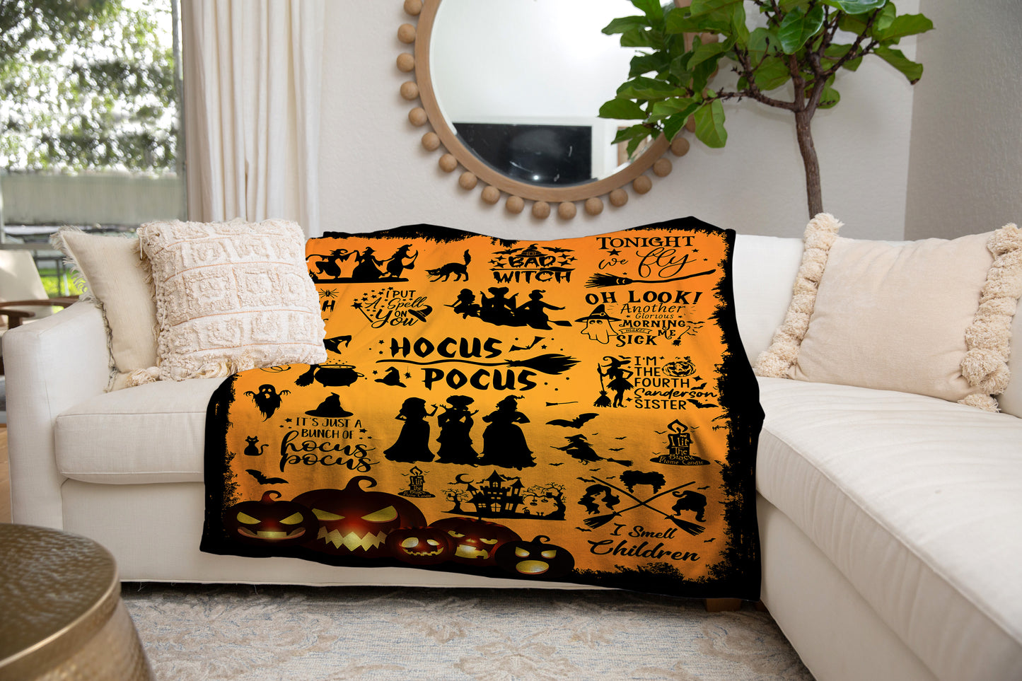 Halloween Cozy Fleece Blanket