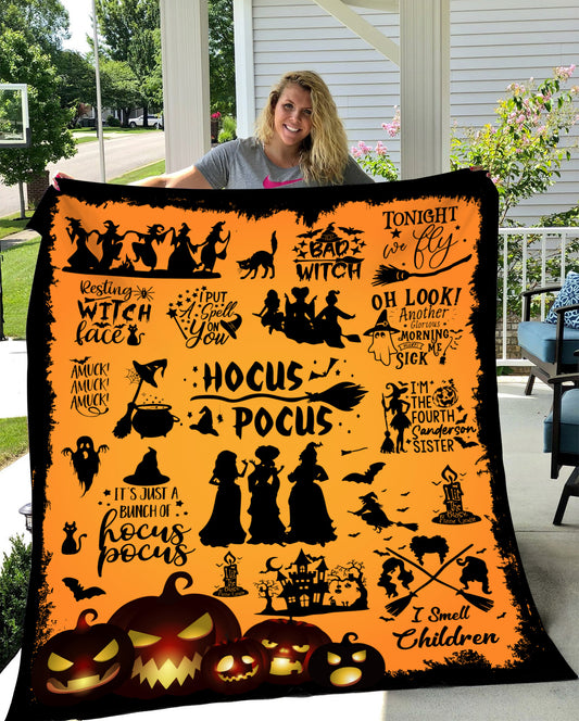 Halloween Cozy Fleece Blanket